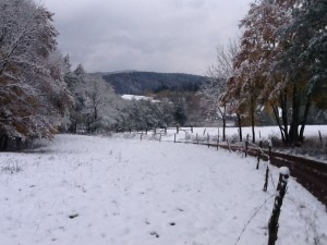 27.Oktober 2012 erster Schnee